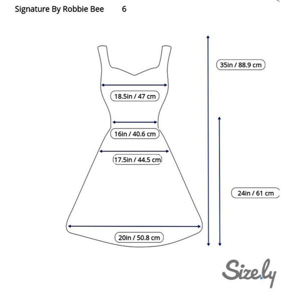 Signature By Robbie Bee Women’s A-Line Dress 6 Whi - Picture 11 of 11